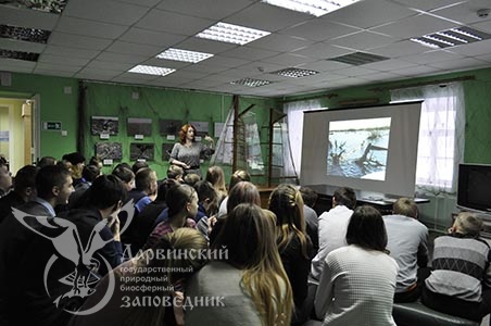 В Белозерске открылась фотовыставка Дарвинского заповедника